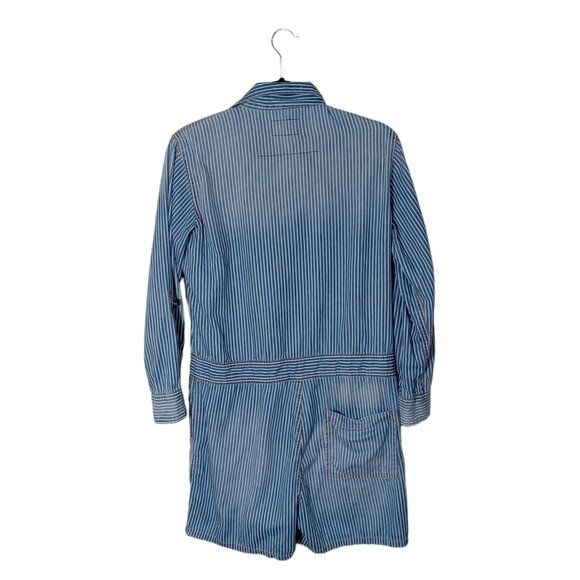 CURRENT ELLIOTT The Mechanic Shortall in Whereabout Stripe Womens Size 2 - Picture 2 of 7